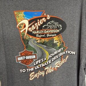 Harley Davidson Men’s Short Sleeve T Shirt Sz XXL Gray